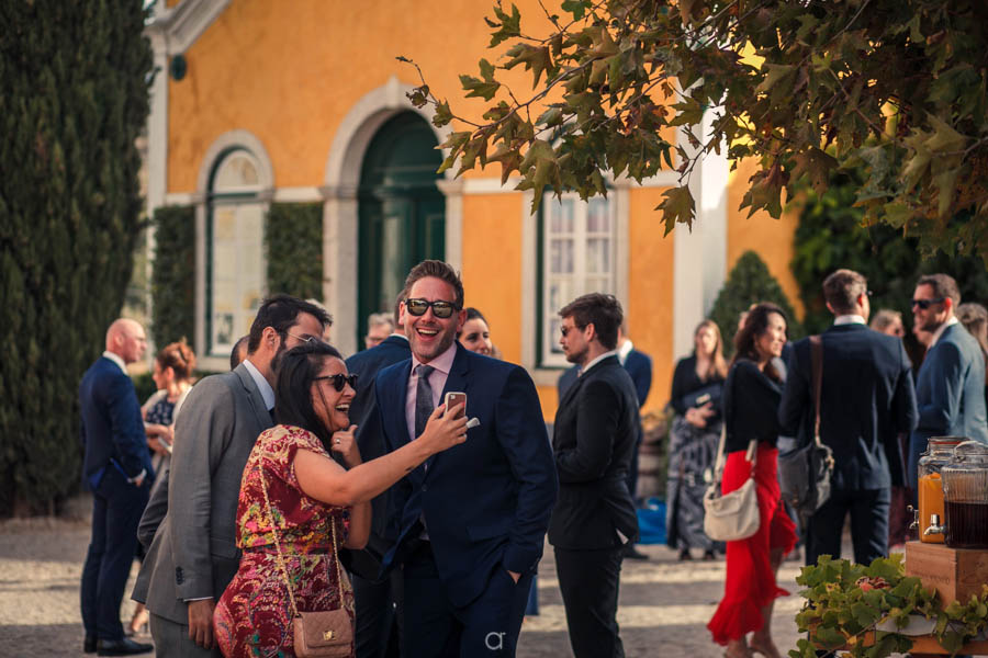 Quinta de Sant´Ana casamentos, convidados chegando na quinta