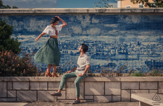 Lisbon Wedding photographer engagement session