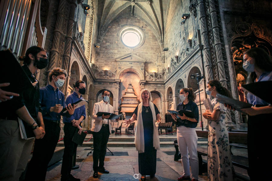 Coral de vozes no casamento, Mosteiro dos Jerónimos 