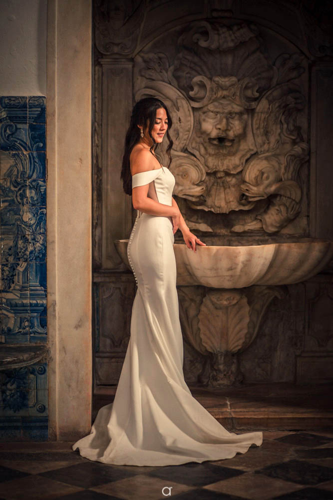 Justin Alexander wedding dress, Portugal