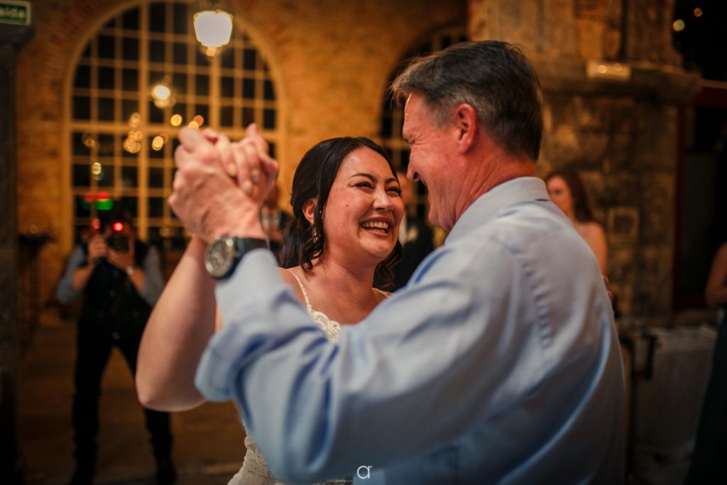 primeira dança com o pai da noiva no Forte da Cruz